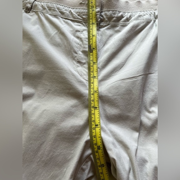 JM Collection Women's Pants Size 12 White Cotton Spandex Cropped. Capri - Picture 14 of 14
